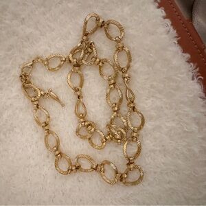 Vintage Style Gold Chain Necklace